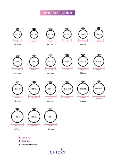 chanel ring size chart|chanel earrings size guide.